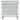 Gunnison 2-Drawer Nightstand Silver Metallic - MartincFurniture