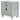 Gunnison 2-Drawer Nightstand Silver Metallic - MartincFurniture