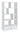 Dylan Rectangular 8-Shelf Bookcase