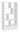 Dylan Rectangular 8-Shelf Bookcase