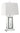 Ayelet Table Lamp With Square Shade White And Mirror