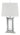 Ayelet Table Lamp With Square Shade White And Mirror