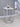 Edmund Accent Table With X-Cross Glossy White And Chrome - MartincFurniture
