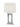 Ayelet Table Lamp With Square Shade White And Mirror - MartincFurniture