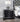 Cappola Rectangular 2-Drawer Nightstand Silver And Black - MartincFurniture