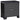 Cappola Rectangular 2-Drawer Nightstand Silver And Black - MartincFurniture