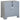 Eleanor Rectangular 2-Drawer Nightstand Metallic - MartincFurniture