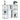 Gallimore 2-door Bar Cabinet with Glass Shelf High Glossy White and Chrome - MartincFurniture