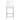 Juelia Counter Height Stools Chrome And Clear Acrylic - MartincFurniture