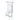 Amarillo 2-tier Bar Unit White and Chrome - MartincFurniture