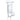 Amarillo 2-tier Bar Unit White and Chrome - MartincFurniture