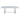 Annika Rectangular Glass Top Dining Table White And Chrome - MartincFurniture