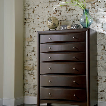 Phoenix 6-Drawer Chest Deep Cappuccino - MartincFurniture