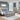 Leighton Eastern King Panel Bed With Mirrored Accents Mercury Metallic - MartincFurniture