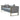 Eastbrook Tufted Back Loveseat Grey - MartincFurniture