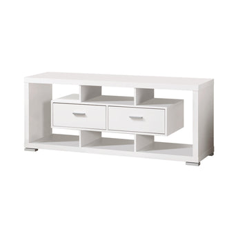 Darien 2-Drawer Rectangular TV Console White - MartincFurniture
