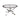 Brooke Glass Top Coffee Table Chrome And Black - MartincFurniture
