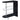 Adolfo 3-Tier Bar Table Glossy Black And Clear - MartincFurniture