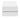 Airell Rectangular Coffee Table With Glass Shelf White High Gloss - MartincFurniture