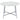 Alcott Round Faux Carrara Marble Top Dining Table Chrome - MartincFurniture