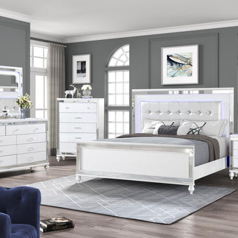 EMMA WHITE BEDROOM SET - B516