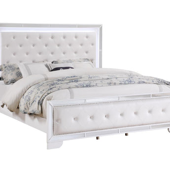 DEMI WHITE BEDROOM SET -B518