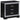 Cappola Rectangular 2-Drawer Nightstand Silver And Black - MartincFurniture