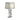 Carmen Geometric Base Table Lamp Silver - MartincFurniture
