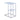 Daisy 1-Shelf Accent Table Chrome And White - MartincFurniture