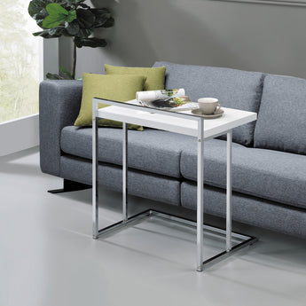 Dani Rectangular Snack Table With Metal Base - MartincFurniture