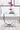 Danville U-Shaped End Table Chrome - MartincFurniture