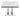 Kerwin U-Base Rectangle Coffee Table White And Chrome - MartincFurniture