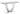 Kerwin U-Base Rectangle Sofa Table White And Chrome - MartincFurniture
