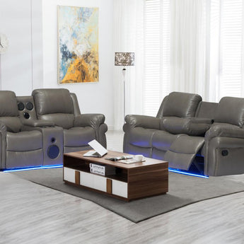 CESAR GREY 2 PC (SOFA & LOVESEAT) - L431