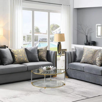 JULIA 2 PC (SOFA & LOVESEAT) - L842