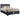 Miranda Queen 2-Drawer Storage Bed Black - MartincFurniture